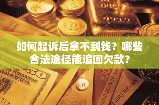 武汉如何起诉后拿不到钱？哪些合法途径能追回欠款？