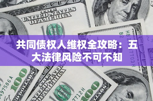 武汉共同债权人维权全攻略：五大法律风险不可不知