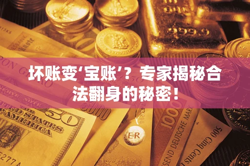 武汉坏账变‘宝账’？专家揭秘合法翻身的秘密！