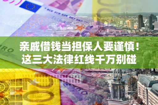 武汉亲戚借钱当担保人要谨慎！这三大法律红线千万别碰