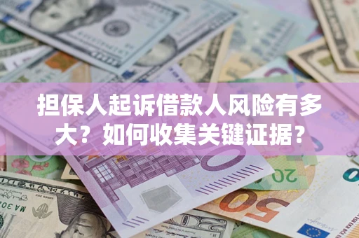 武汉担保人起诉借款人风险有多大？如何收集关键证据？
