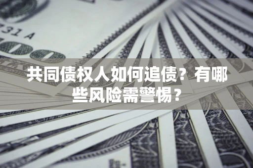 武汉共同债权人如何追债？有哪些风险需警惕？