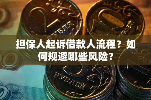 武汉担保人起诉借款人流程？如何规避哪些风险？