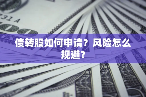 武汉债转股如何申请？风险怎么规避？