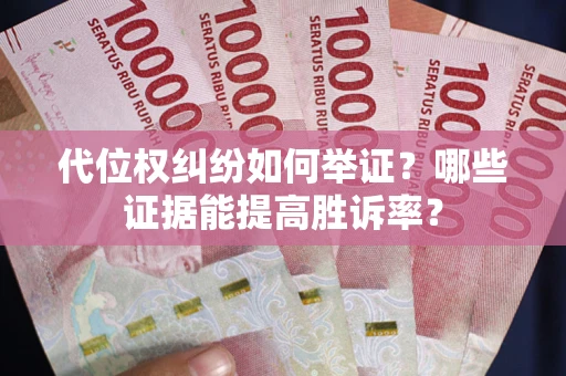 武汉代位权纠纷如何举证？哪些证据能提高胜诉率？