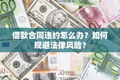 武汉借款合同违约怎么办？如何规避法律风险？